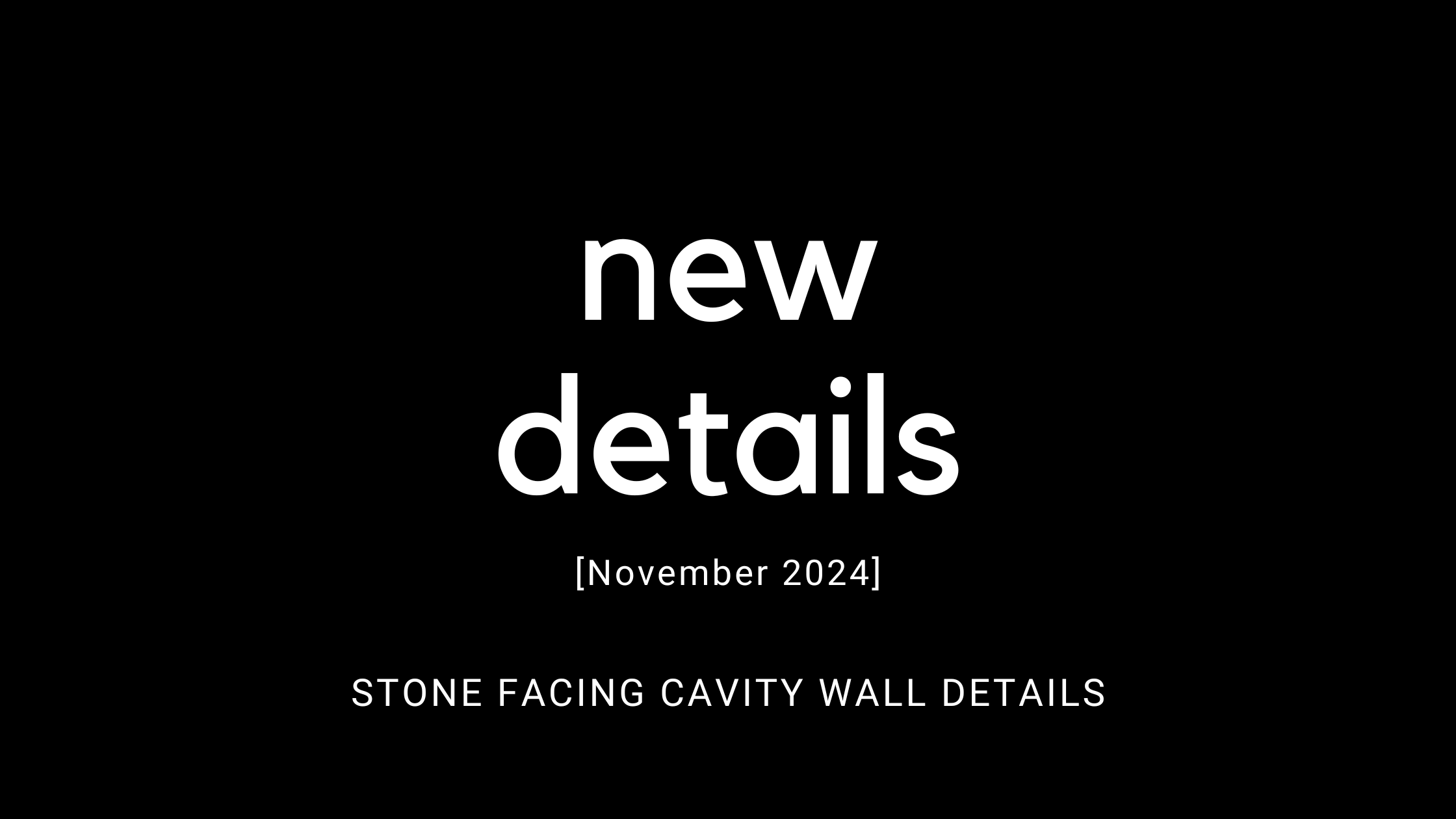 11 Stone Facing Cavity Wall Details 11 Stone Facing Cavity Wall Details